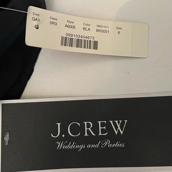 J Crew Sheer Black Lace Party Event Occasion Sheath Dress NWT Size 6 - Picture 9 of 14